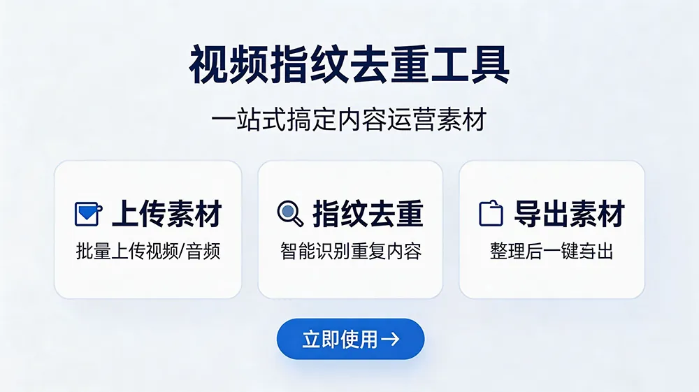 视频指纹修改工具/视频去重/电商运营工具合集分享
